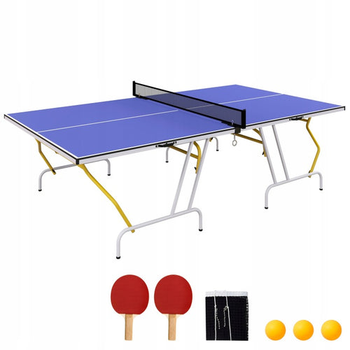 Składany stół do tenisa stołowego SPORTNOW 274 x 152 x 76 cm z piłkami