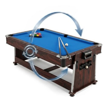 Duży stół wielofunkcyjny 4w1 SportForFun 7,5 ft do bilarda, cymbergaja i ping-ponga